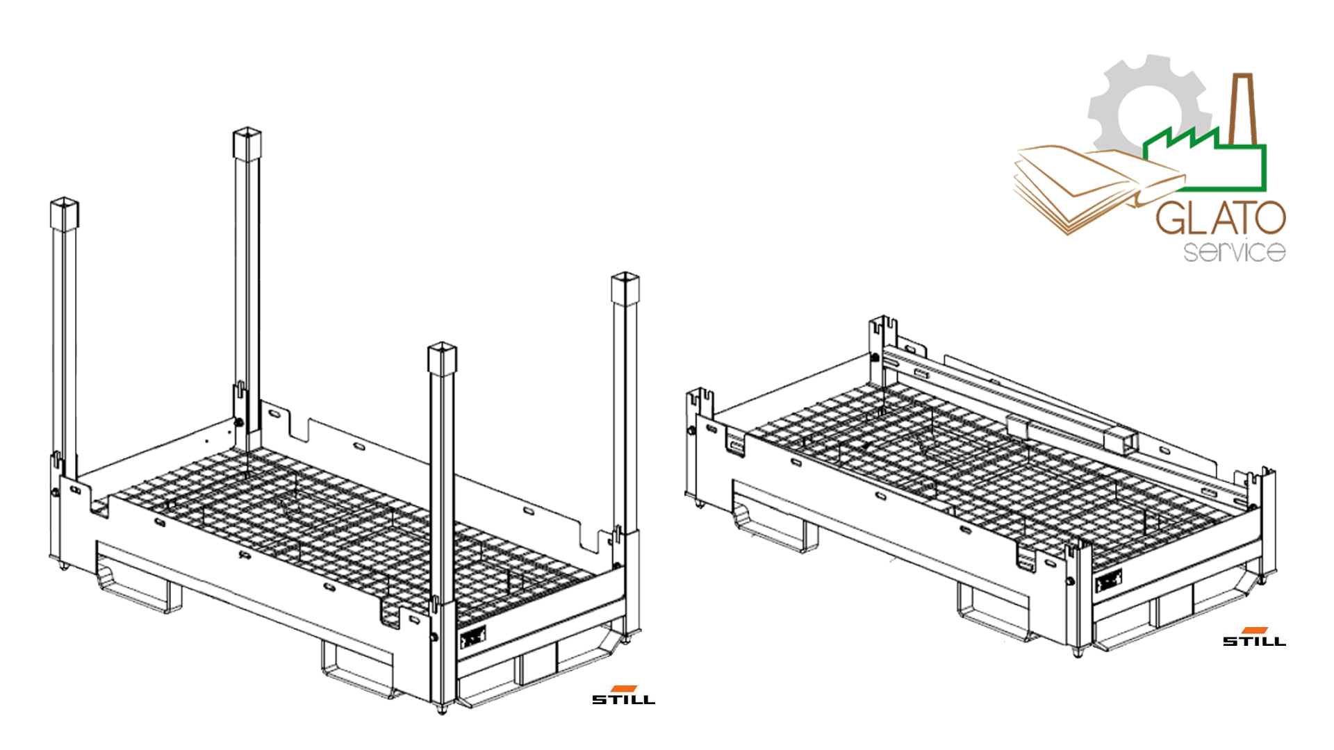 Progetto 3D Black and white (GLATOservice for STILL Chassis)