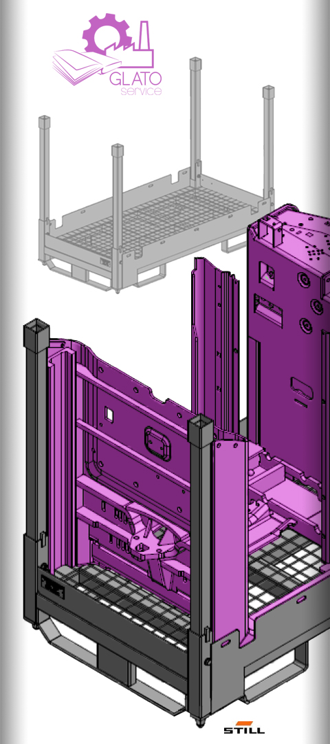 GLATOservice for STILL Chassis - Test Axonometric Draw